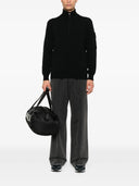 Cp Company Knitwear Polo Collar In Extrafine Merino Wool