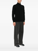 Cp Company Knitwear Polo Collar In Extrafine Merino Wool