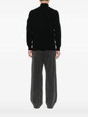 Cp Company Knitwear Polo Collar In Extrafine Merino Wool