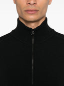Cp Company Knitwear Polo Collar In Extrafine Merino Wool