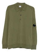 Cp Company Knitwear Polo Collar In Merino Wool
