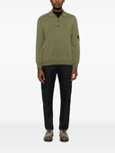 Cp Company Knitwear Polo Collar In Merino Wool
