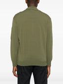 Cp Company Knitwear Polo Collar In Merino Wool