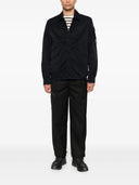 Cp Company Overshirt In Diagonal Flatt Nylon