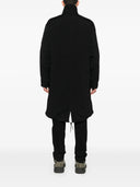 Cp Company Outerwear Long Jacket In Twill