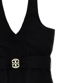 Tory Burch 'Miller Plunge' One Piece Swimsuit