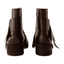 Musubi W Boots Acne Studios de cuero marrón oscuro