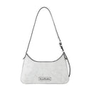 Platt Mini Crackle Hobo Bag Acne Studios læder hvid