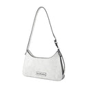 Platt Mini Crackle Hobo Bag Acne Studios læder hvid