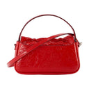 Multipocket Micro Crossbody Acne Studios læder rød