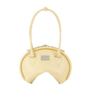 Bowlina Mini Shoulder Bag SoCon Studios de cuero amarillo