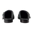 Boucle mules acne studios en cuir vert