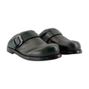 Boucle mules acne studios en cuir vert