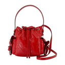 Multipocket Mini Crossbody Acne Studios Leather Red