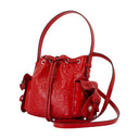 Multipocket Mini Crossbody Acne Studios Leather Red