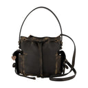 Multipocket Mini Crossbody Acne Studios Leather Brown