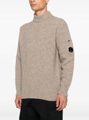 Cp Company Knitwear Turtle Neck In Merino Extrafine