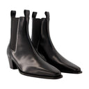 The City Ankle Boots Toteme Leather Black
