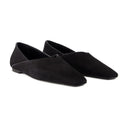 The Everyday Flat Ballerinas Toteme Suede Black