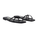 Crossover Sandals Toteme skórzany czarny