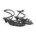 Crossover -Sandalen totem Leder schwarz
