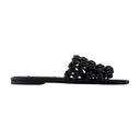 Braided Bandeau Sandals Toteme Leather Black