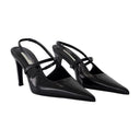 Naplack Stiletto Slingbacks Toteme Leather Black