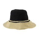 Papirstrå hat TOMEME RAFFIA SORT