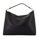 Schep shopper tas totem leer zwart