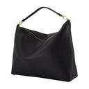 Schep shopper tas totem leer zwart