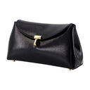 Mini T Lock Blocco Cascia Naplack Totome in pelle nera