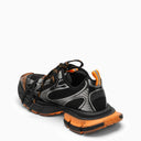 Balenciaga 3 Xl Black/Orange/Grey Mesh And Polyurethane Trainer