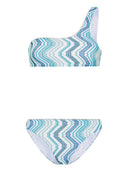 Missoni One épaule Bikini avec motif en zigzag