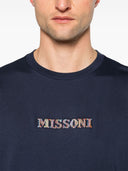 Missoni T -Shirt in Cotone Con Logo Ricamato