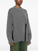 Federico Cina Corset Distressed Crewneck