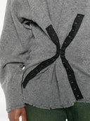 Federico Cina Corset Distressed Crewneck