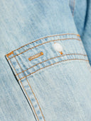 R13 Wrap Around Denim Work Shirt