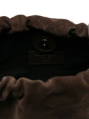 Strathberry Charlotte cordon de daim en daim chocolat