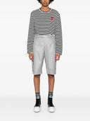 Koszulka Comme Des Garçons Play U T Shirt z czerwonym emblematem
