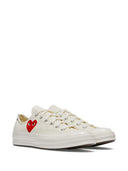 Comme Des Garçons Play Converse C70 Small Red Heart Low Top Shoes