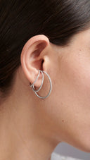 Federica Tosi Ear Cuff Jade Silver