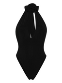 Magda Butrym Bodysuit With Halter Neck In Black