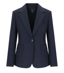 Max Mar Weekend Lamine Blue Einreihiger Blazer