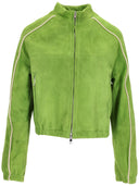 La Rose Wildleder-Bomberjacke