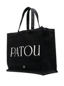 Patou -Einkaufstasche mit Druck