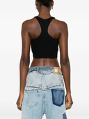 Off White Off Print Cropped Top