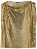 Versace Top In Maglia Metallica