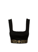 Versace Top mit Jacquard Logo