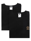 Versace T -shirt met Medusa -print