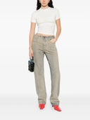 Vetements Logo Fitted T Shirt Women